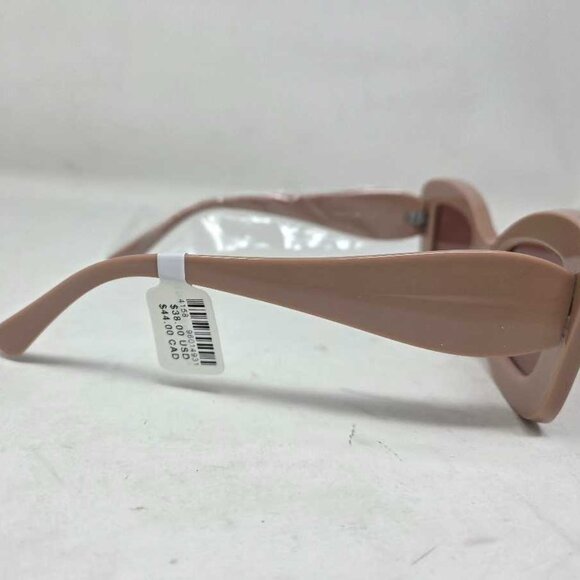 New Eyeking x Anthropologie Butter Cateye cat eye sunglasses in pink main image 8